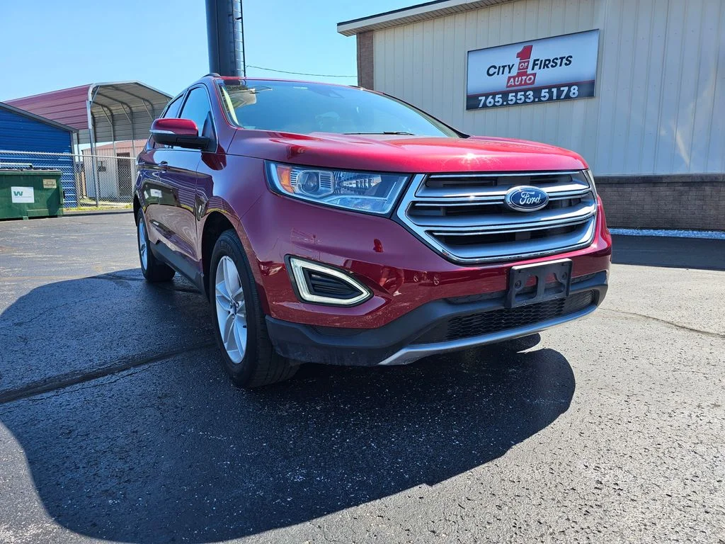 Used 2018 Ford Edge SEL with VIN 2FMPK4J94JBB93701 for sale in Tipton, IN