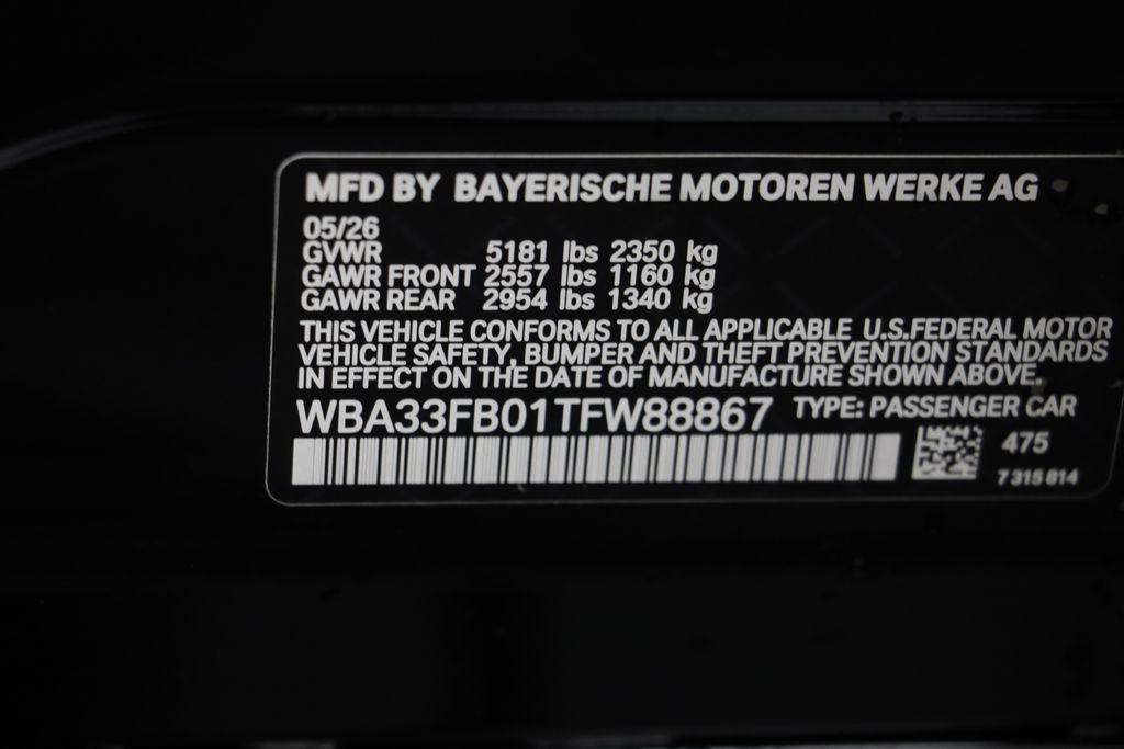 New 2026 Black Sapphire Metallic BMW 430i Gran Coupe image 24