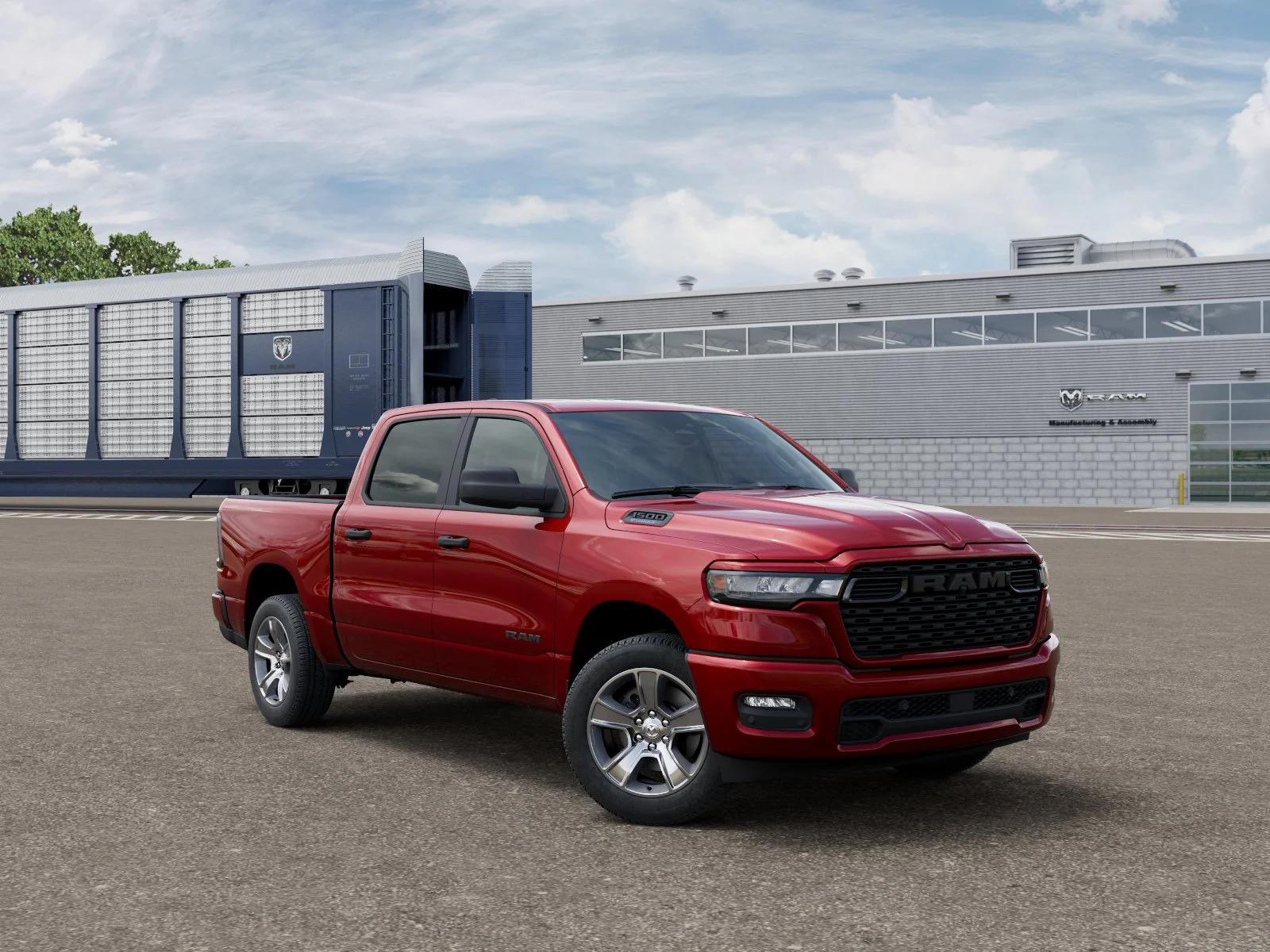 New 2026 Molten Red Pearlcoat RAM Express image 31