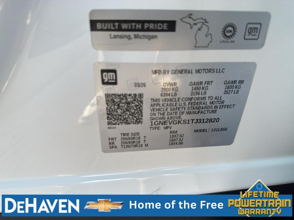 New 2026 Summit White Chevrolet LT image 31