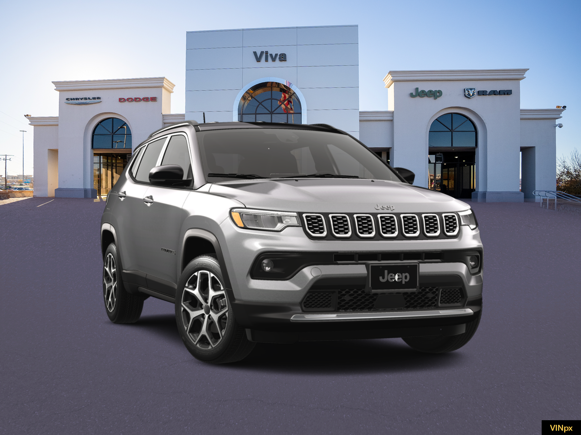 New 2026 Silver Zynith Metallic Clear-Coat Exterior Paint Jeep Limited image 16