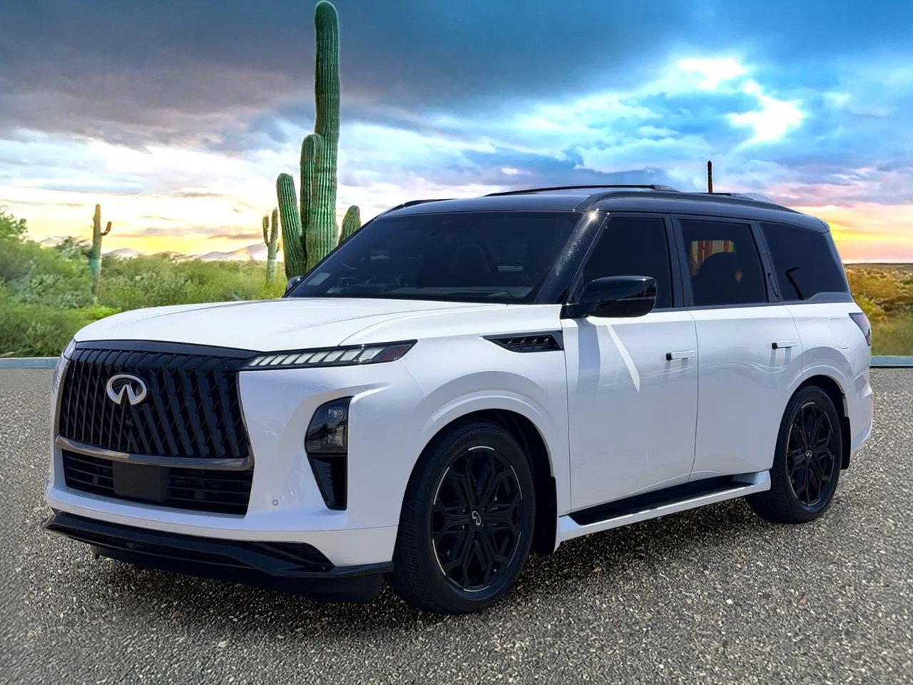 New 2027 2T RADIANT WHIT INFINITI Sport 4WD image 8
