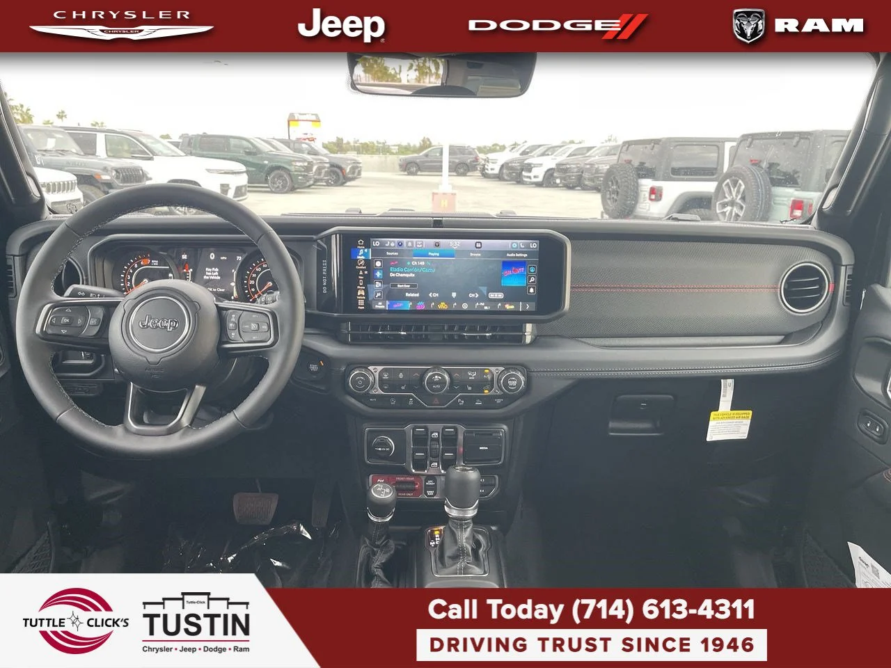 New 2027 Black Clear-Coat Paint Jeep Rubicon X image 2