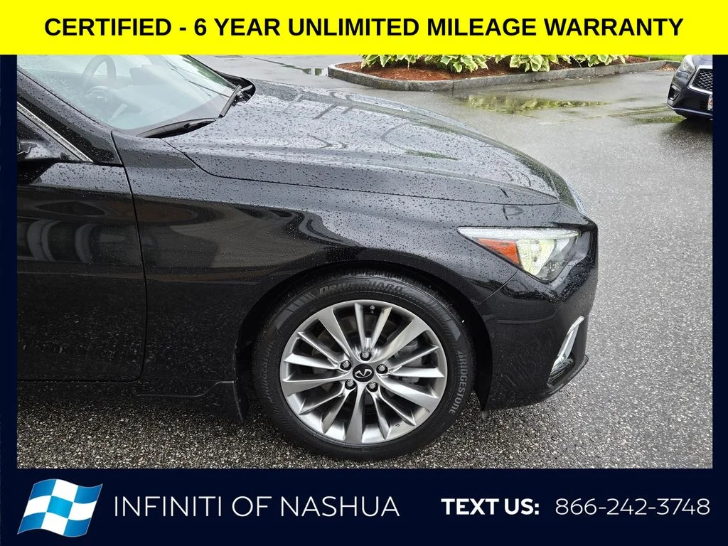 Certified Used 2023 Black INFINITI LUXE image 14