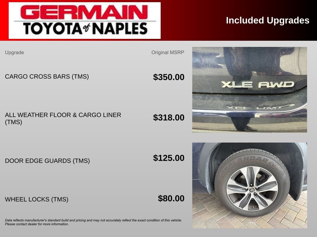 Used 2022 Blue Toyota XLE image 4