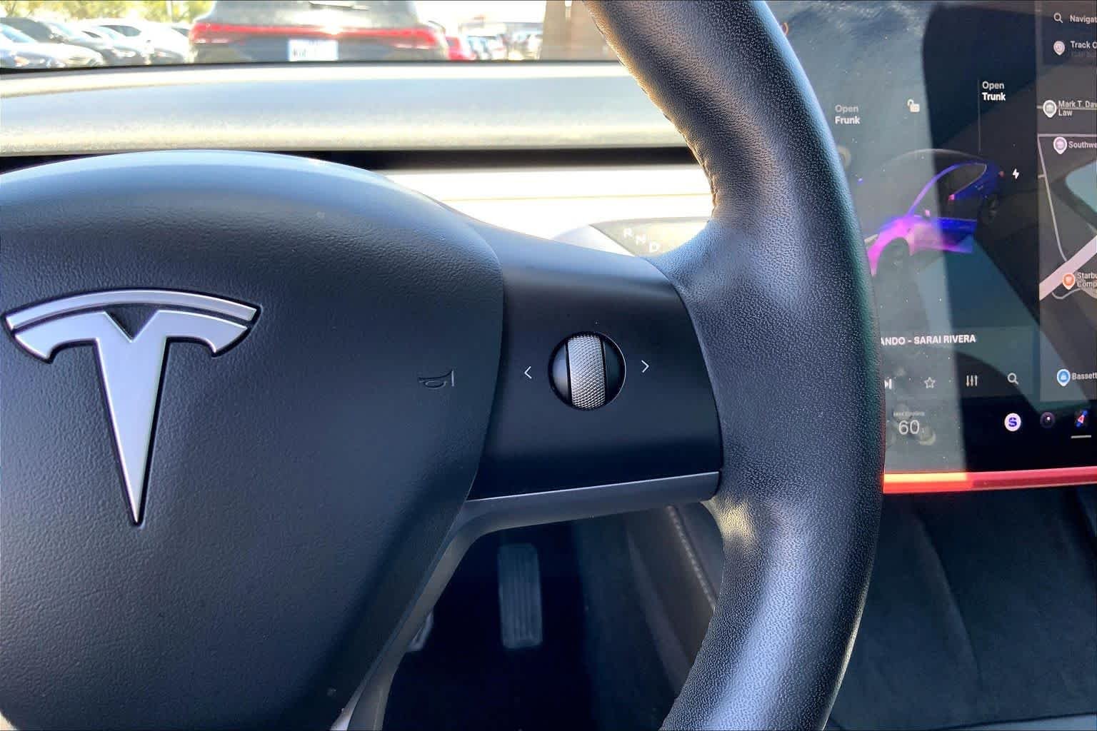 Used 2021 Pearl White Multi-Coat Tesla Standard Range Plus image 23