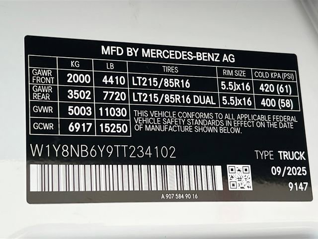New 2026 Arctic White Mercedes-Benz Cargo 144 WB image 20