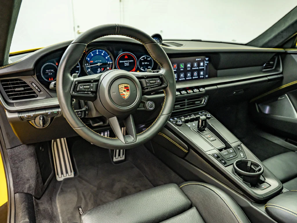 Used 2024 Yellow Porsche Carrera GTS image 4