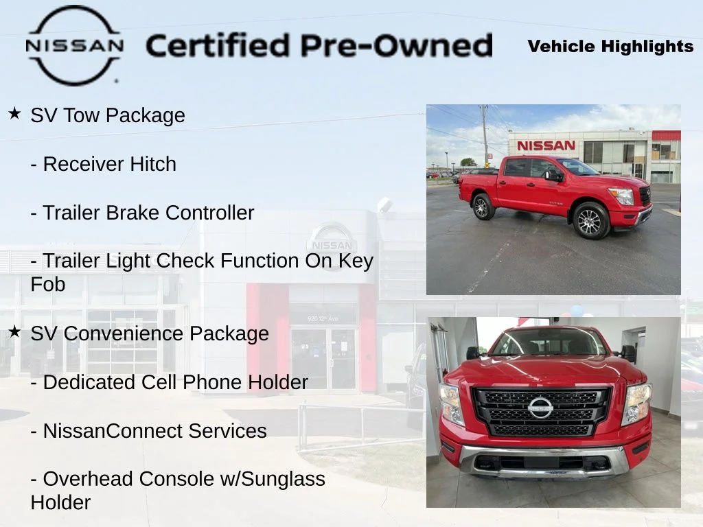 Used 2024 Red Nissan SV image 26