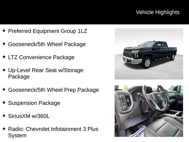 Certified Used 2023 MOSAIC BLACK METALLIC Chevrolet LTZ image 8