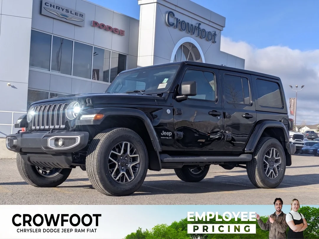 New 2026 Black Jeep Sahara - - 4x4 - McKinley Leather Seats - Body? Colour Hardtop - Side Steps & More! image 1