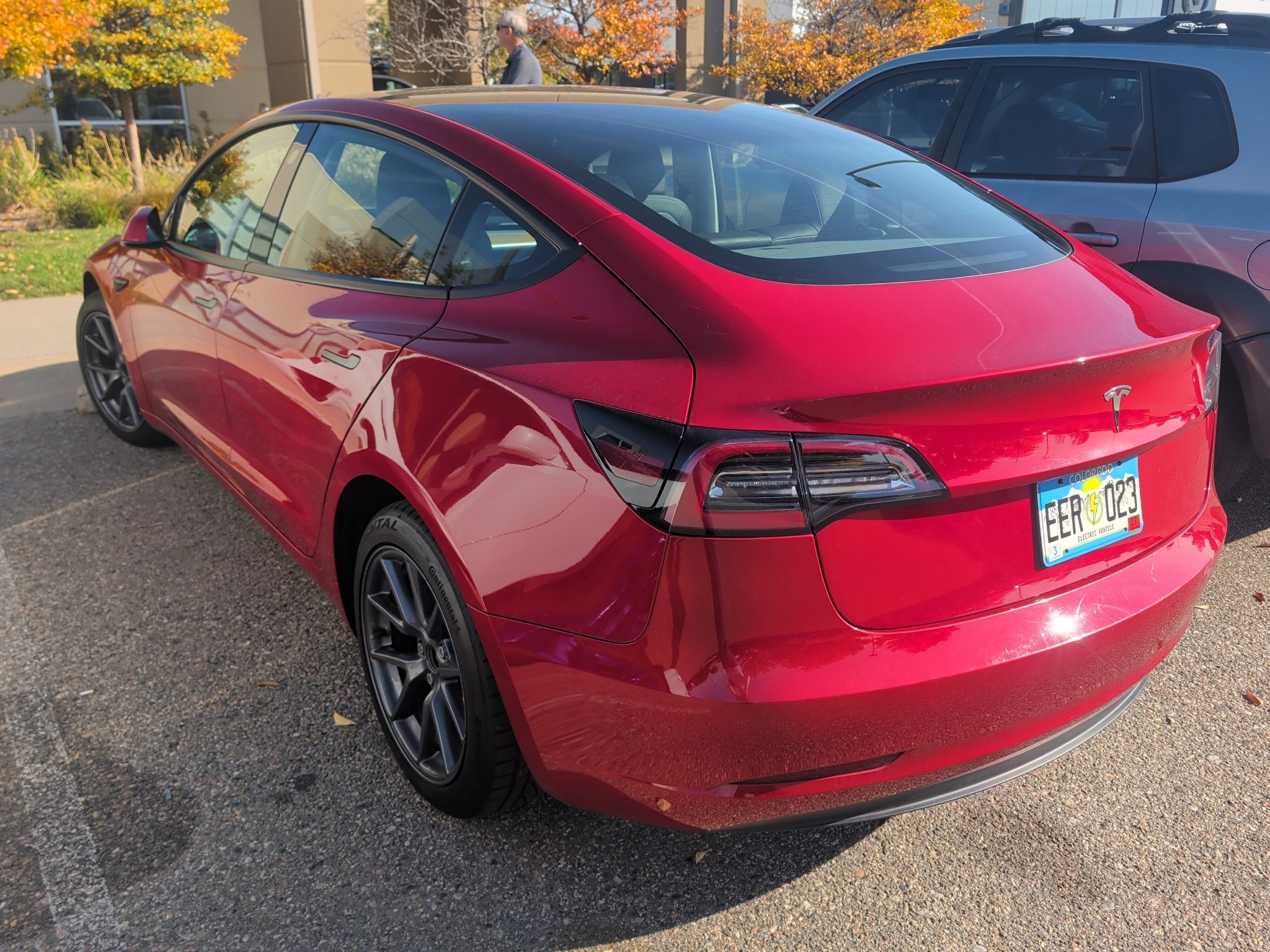 Used 2023 Red Multi-Coat Tesla Base image 5