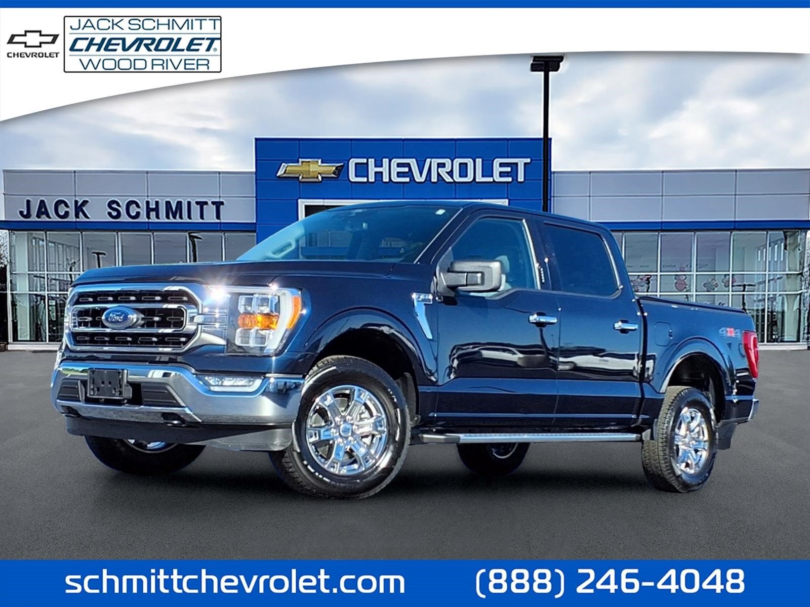 Used 2022 Blue Ford XLT image 1