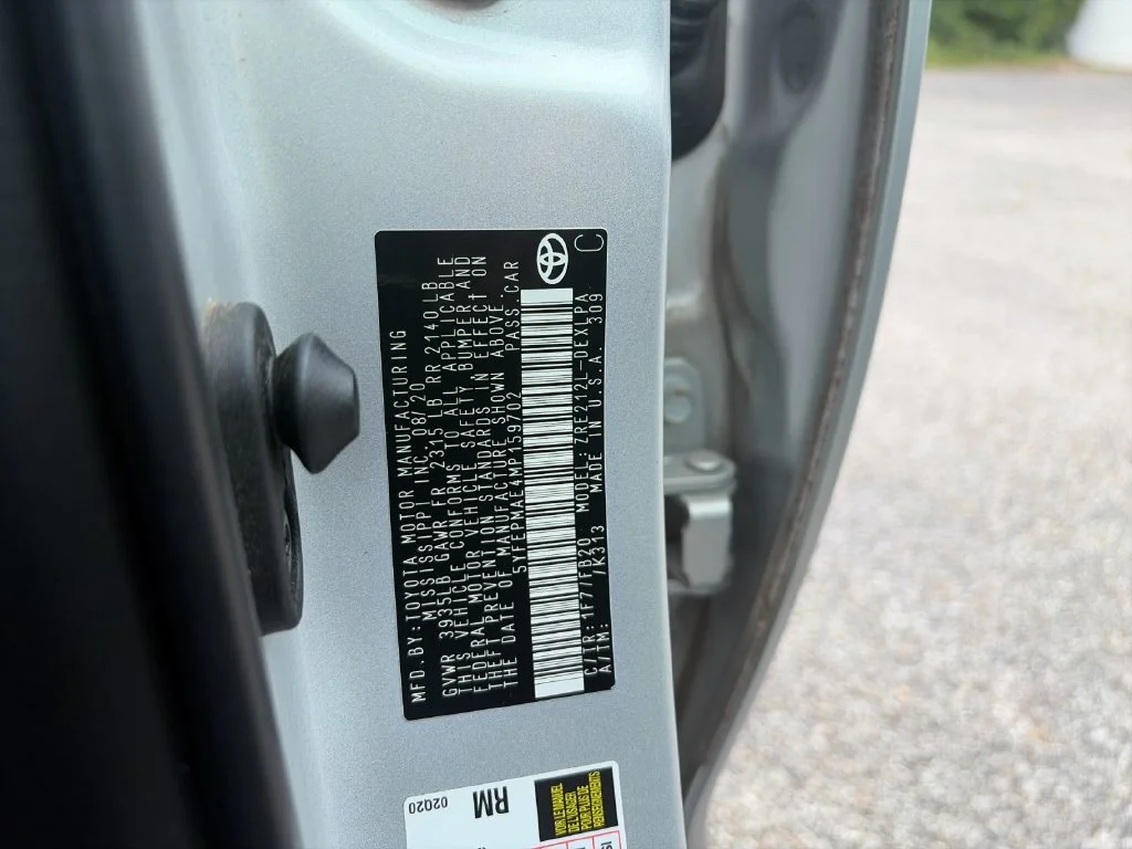 Used 2021 Silver Toyota LE image 34