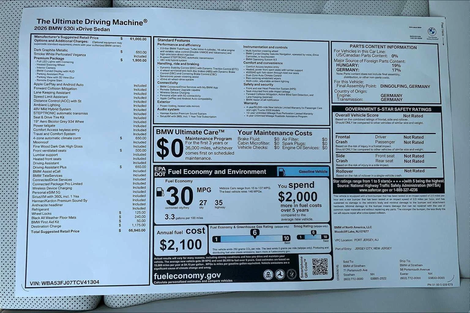 2026 BMW 5 Series 530i - Photo 18