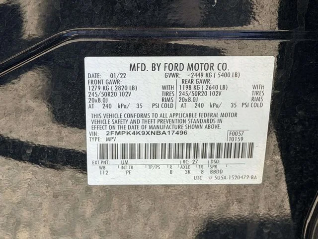 Used 2022 Black Ford Titanium image 27