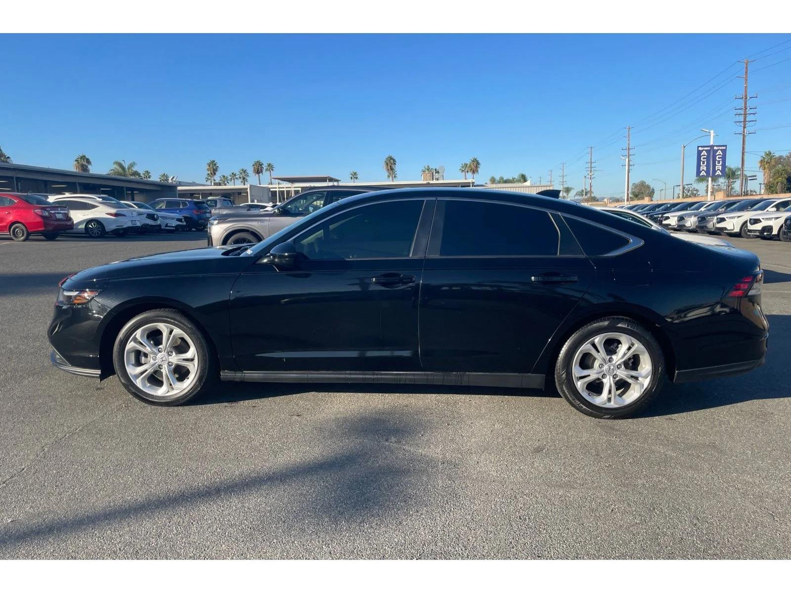 Used 2023 Crystal Black Pearl Honda LX image 2