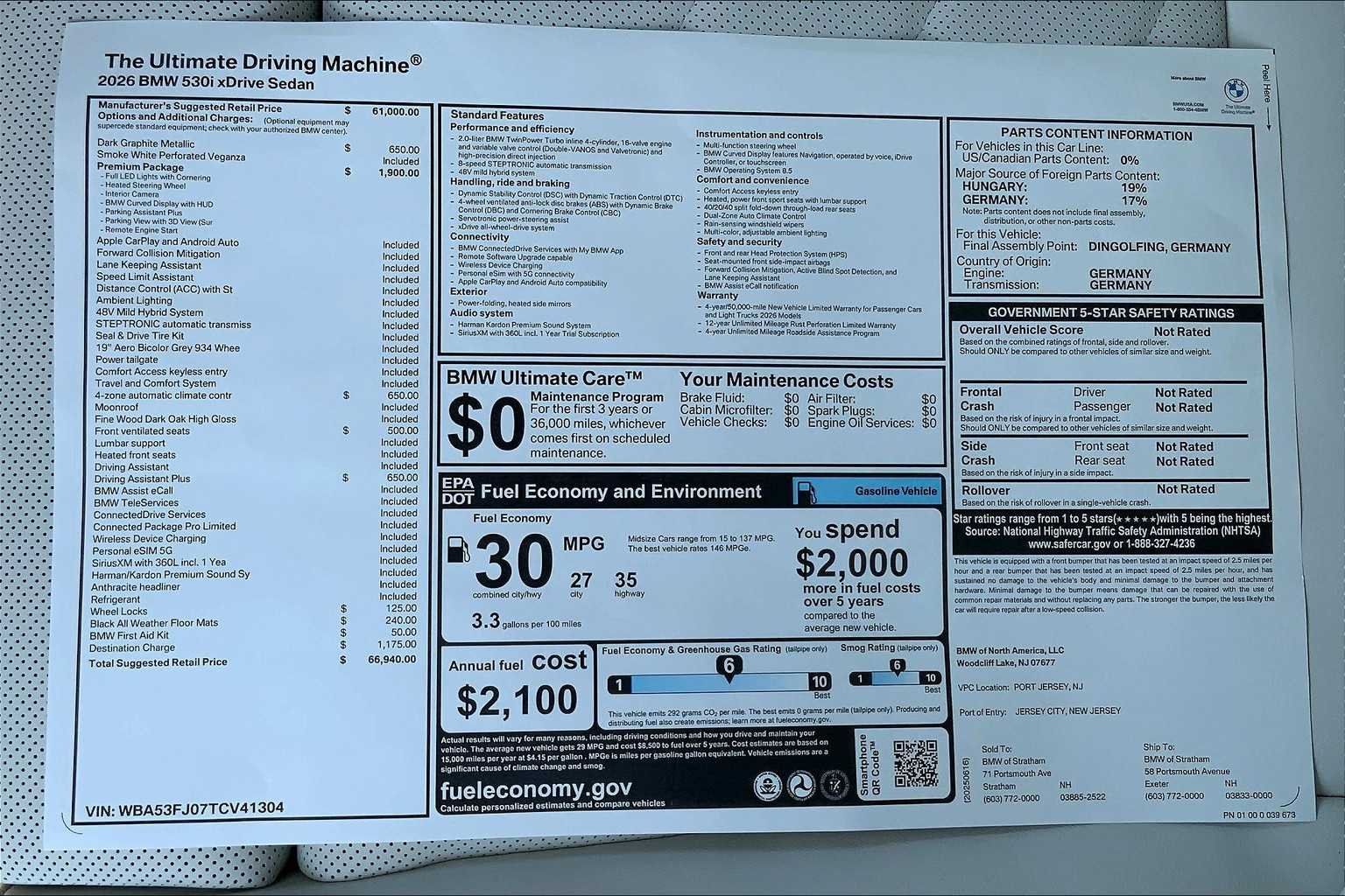 2026 BMW 5 Series 530i - Photo 18