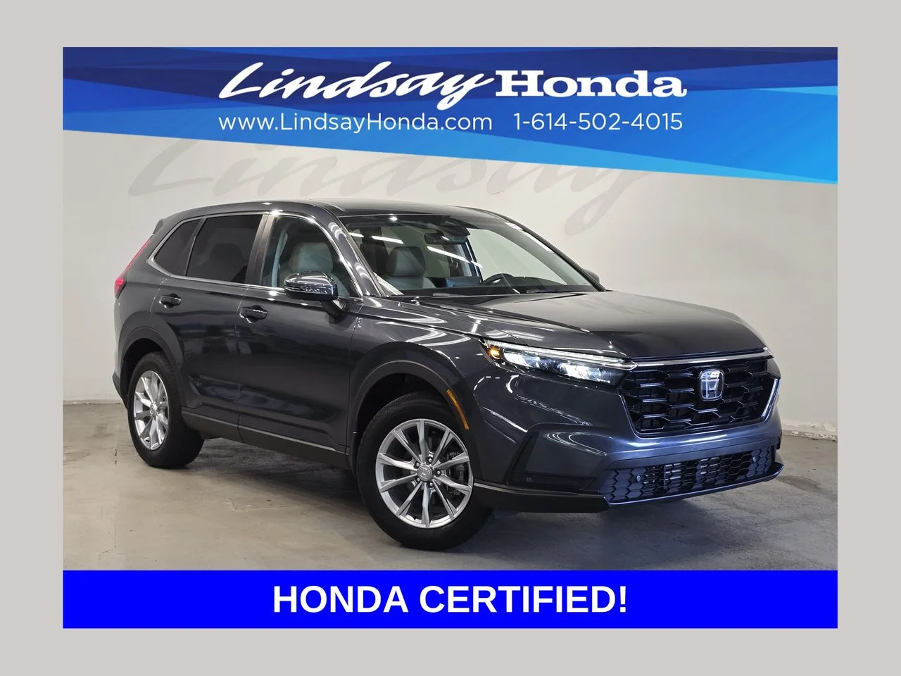 Certified Used 2024 Meteorite Gray Metallic Honda EX-L image 1
