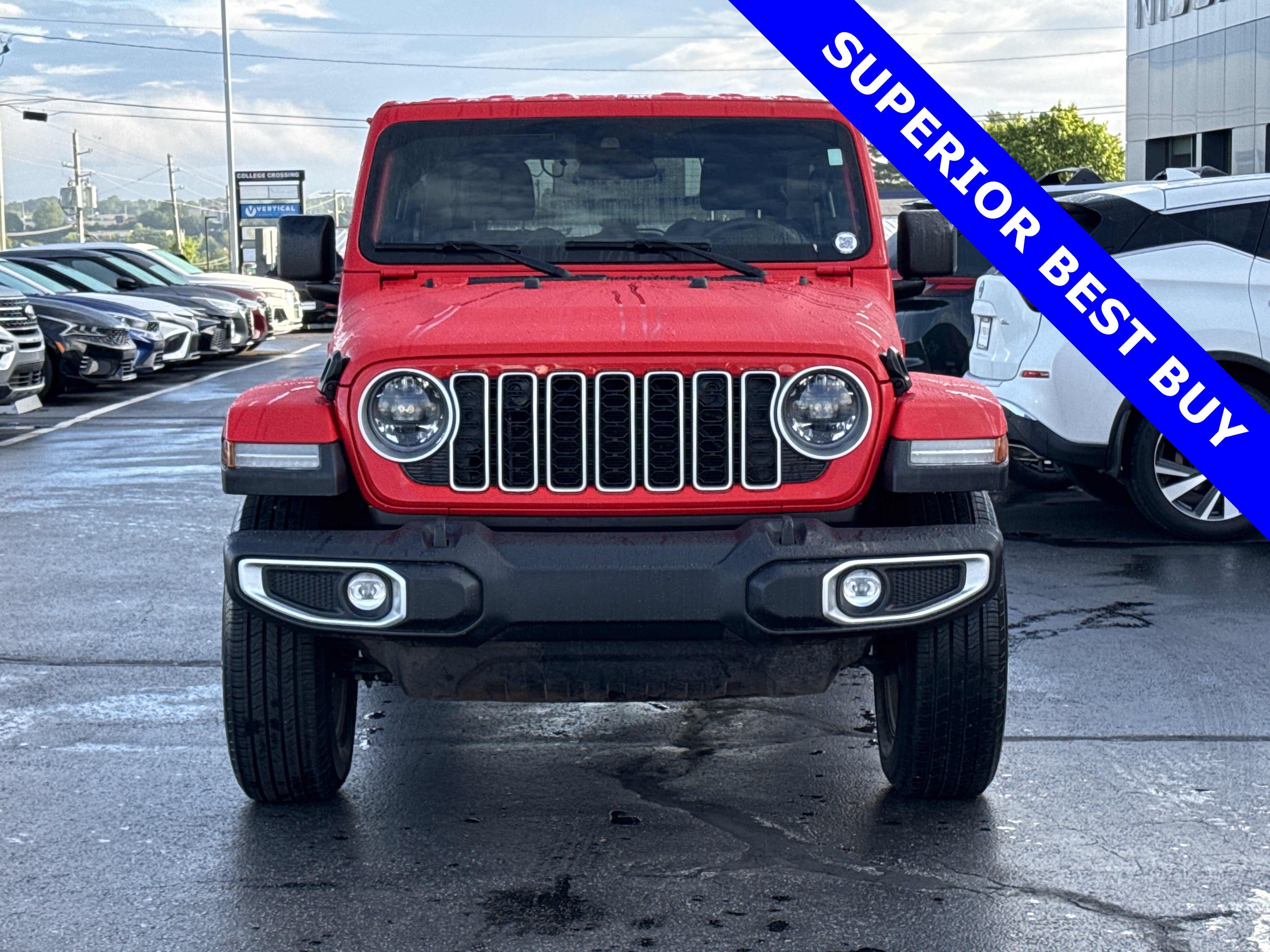 Used 2025 Firecracker Red Clearcoat Jeep Sahara 4WD image 12