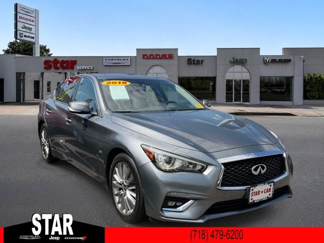 Certified Used 2018 Graphite Shadow INFINITI 3.0t LUXE image 1