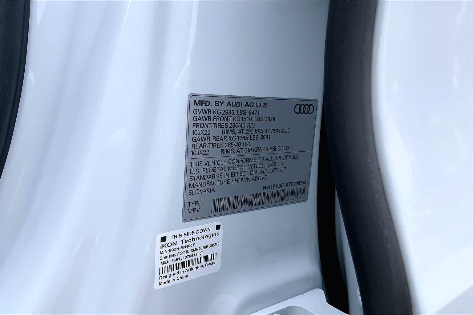 Used 2026 Carrara White Audi Premium Plus image 34