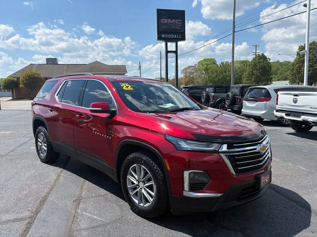 Used 2022 Cherry Red Tintcoat Chevrolet LT Cloth image 9