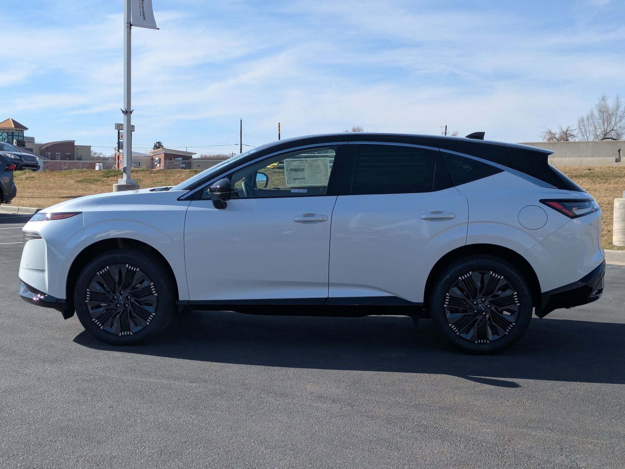New 2026 Everest White Pearl Tricoat/Super Black Nissan Platinum image 7