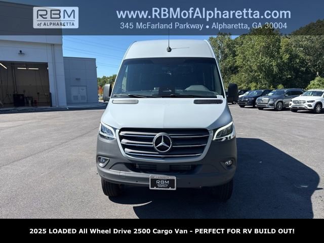 New 2025 Silver Gray Mercedes-Benz 2500 High Roof All Wheel Drive with 144 Wheel Base image 8