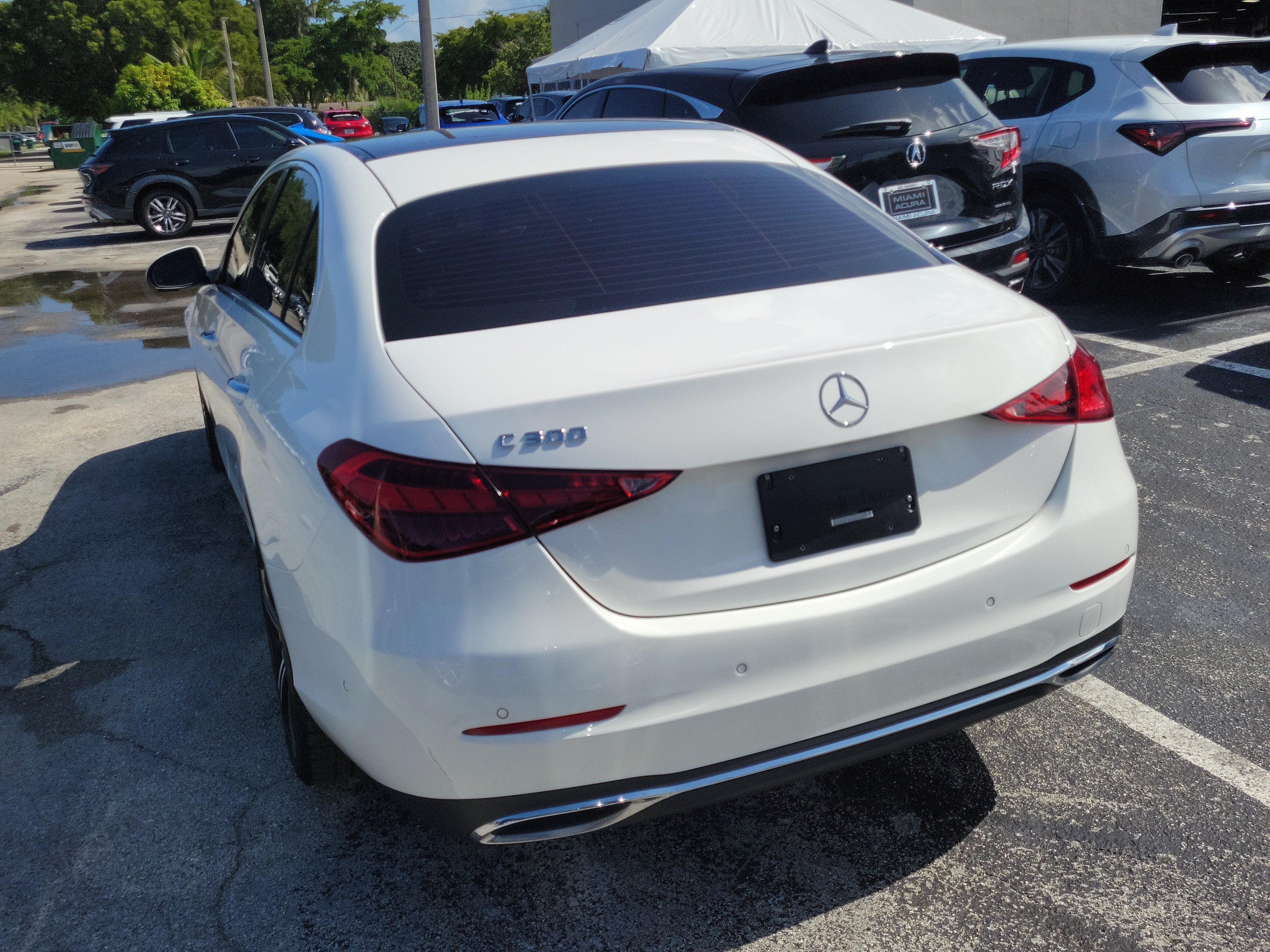 Used 2025 Polar White Mercedes-Benz C 300 image 3