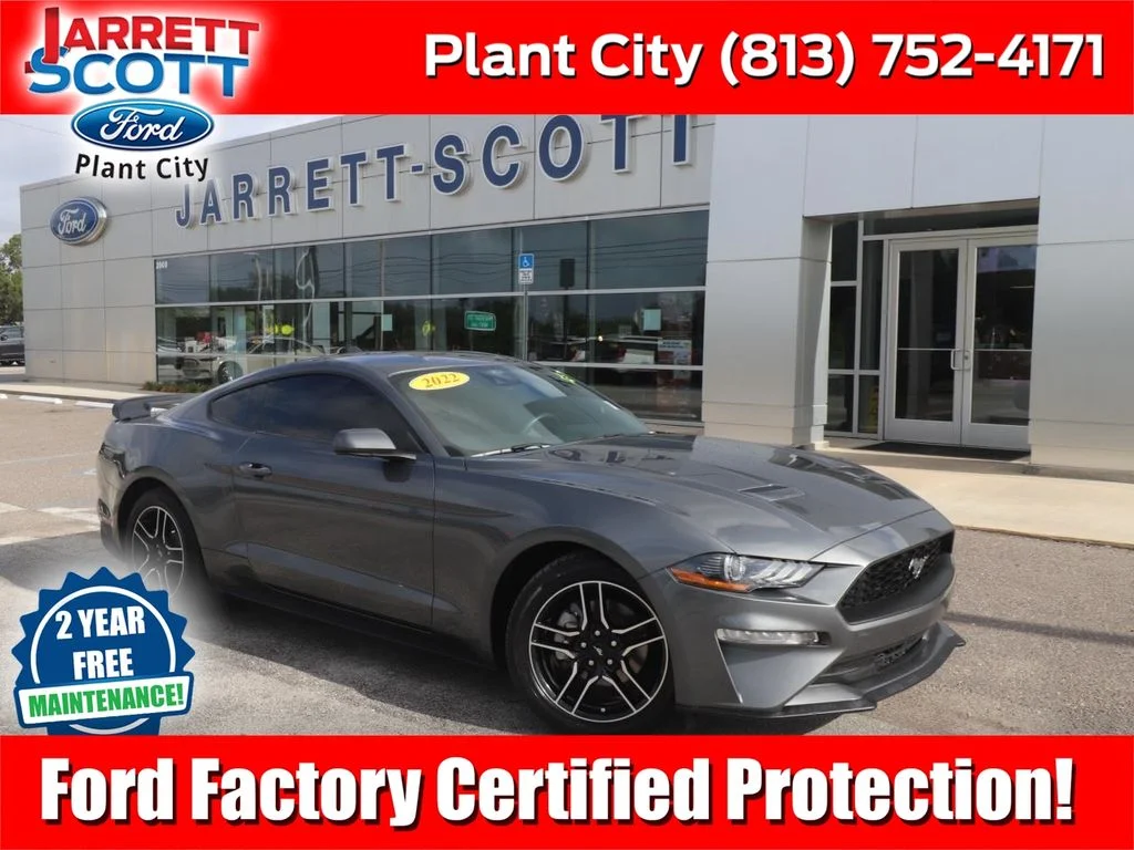 Certified Used 2022 Gray Ford EcoBoost image 1