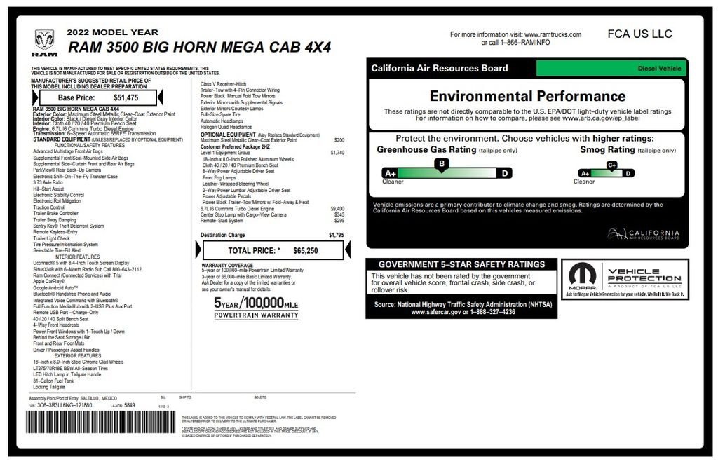 Used 2022 Gray Ram Big Horn image 2