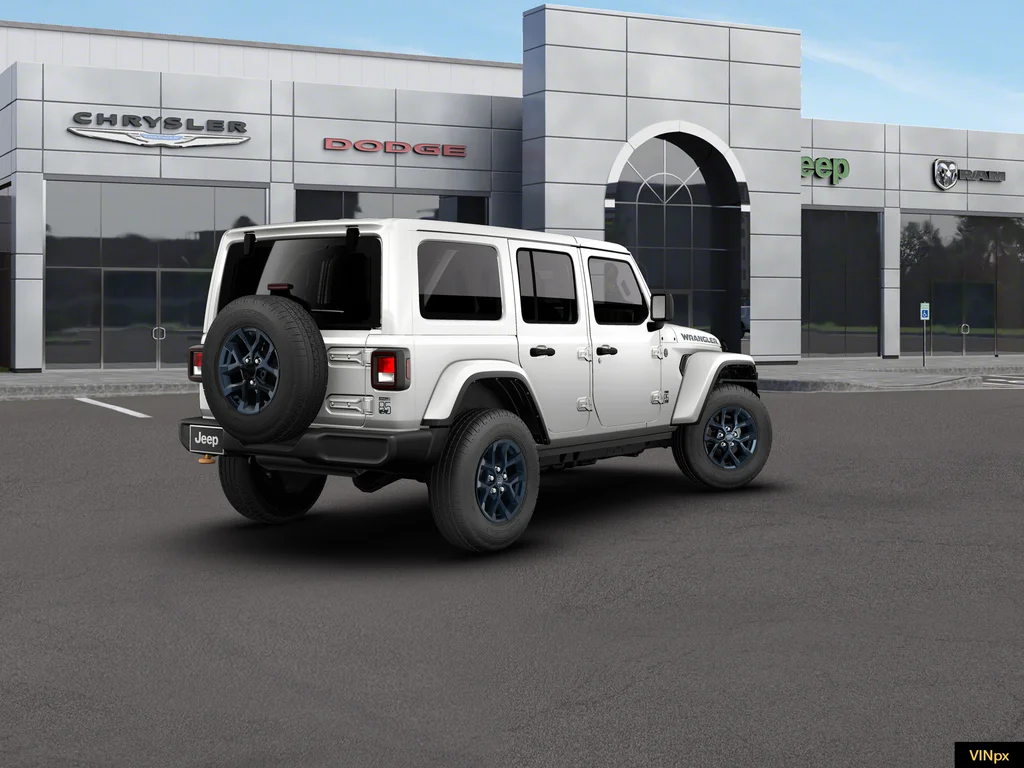 New 2026 Bright White Clear-Coat Exterior Paint Jeep  image 6