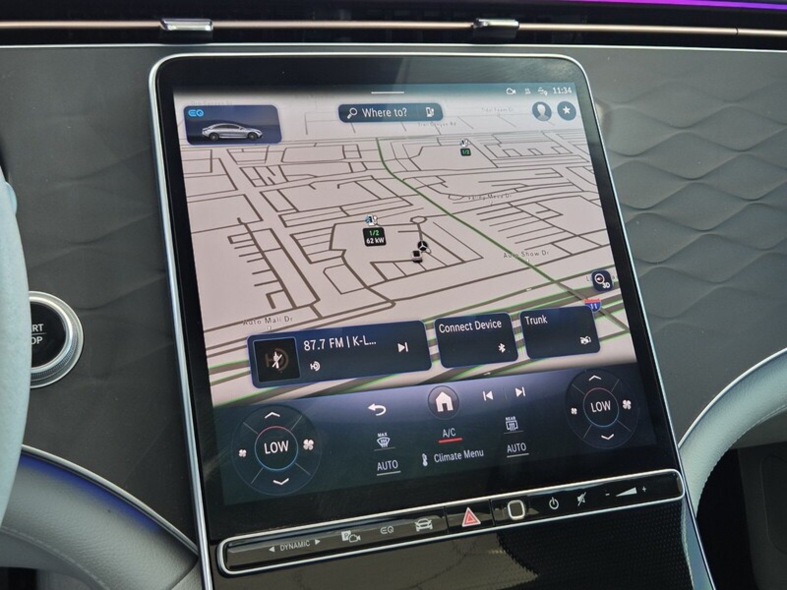 Certified Used 2023 MANUFAKTUR Moonlight White Metallic Mercedes-Benz EQE 350+ image 29