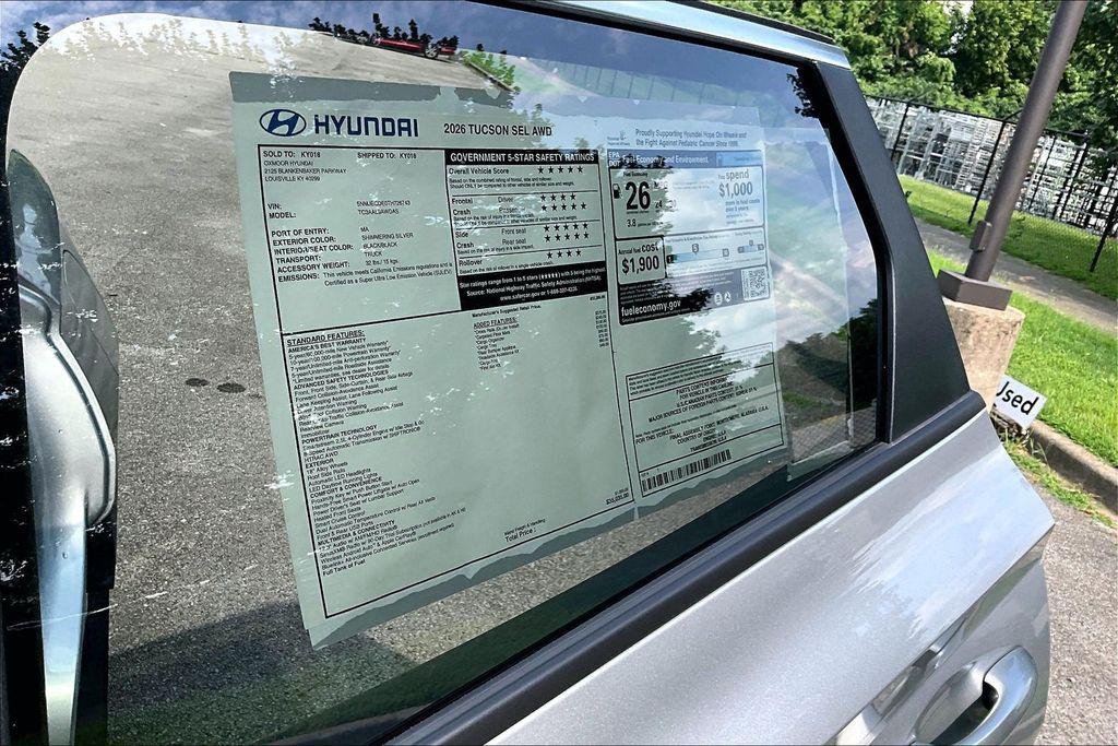 New 2026 Shimmering Silver Hyundai SEL image 16