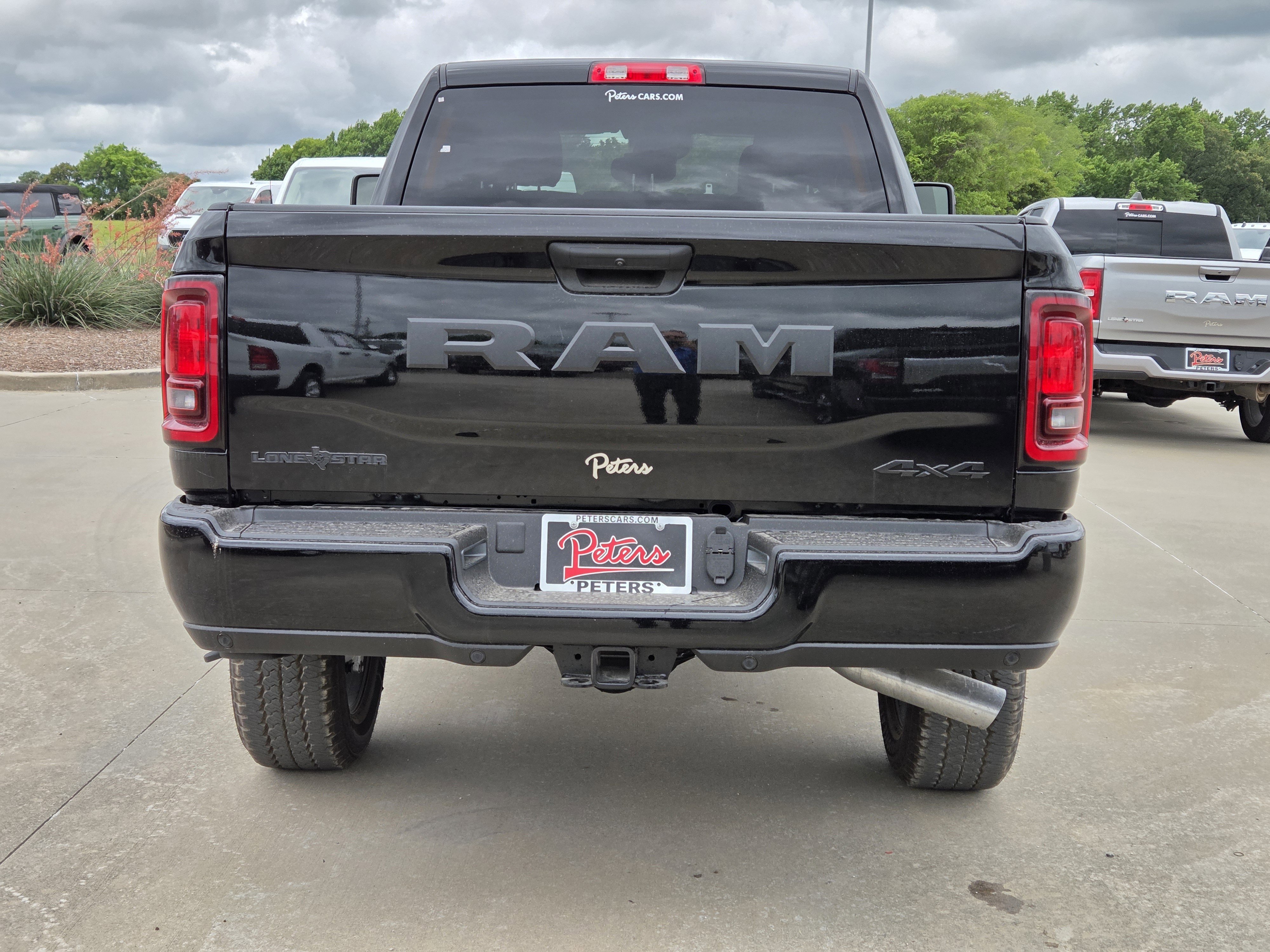 New 2026 Diamond Black Crystal Pearlcoat Ram Lone Star image 4