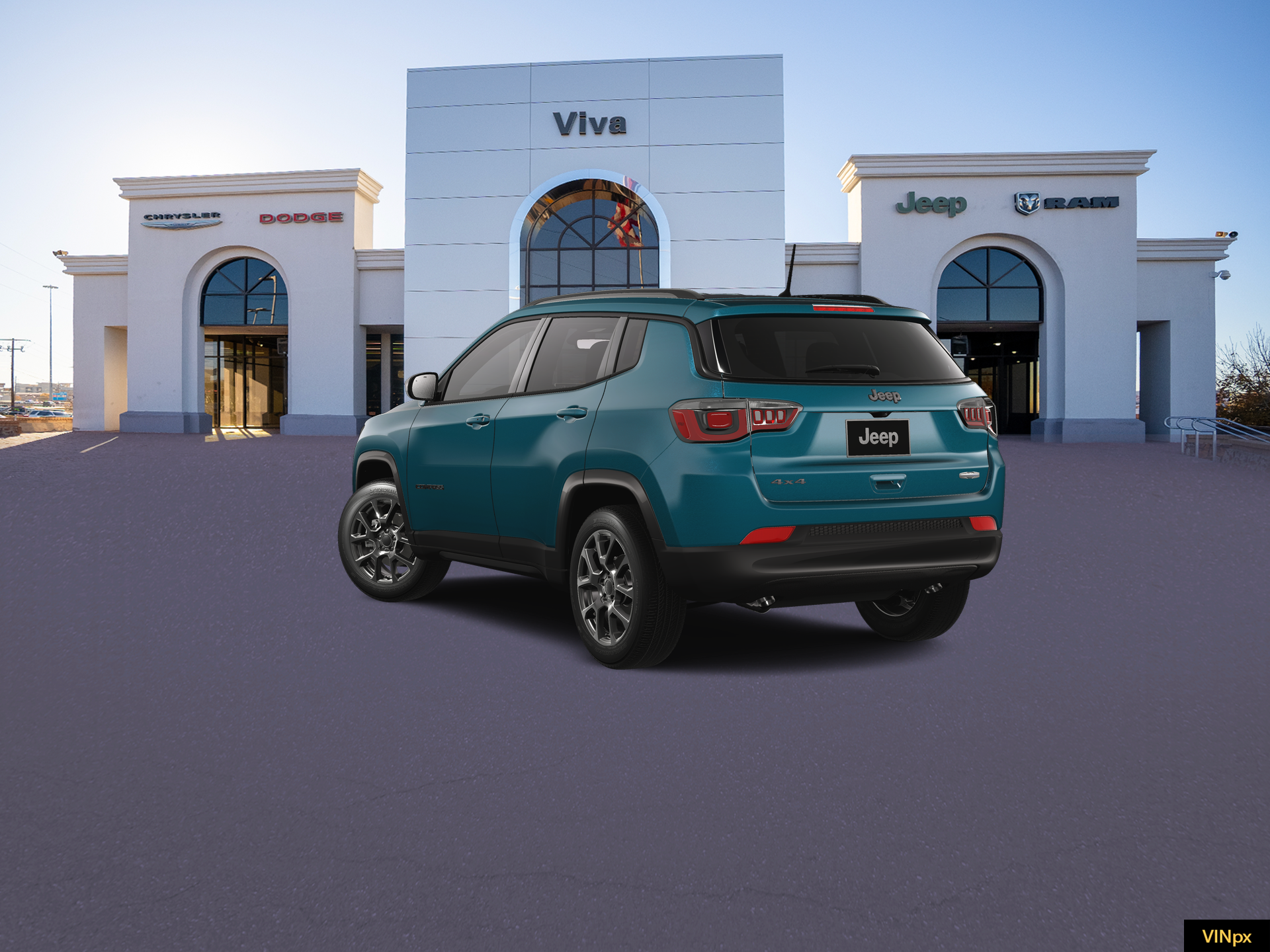New 2026 Fathom Blue Pearl-Coat Exterior Paint Jeep Latitude image 17