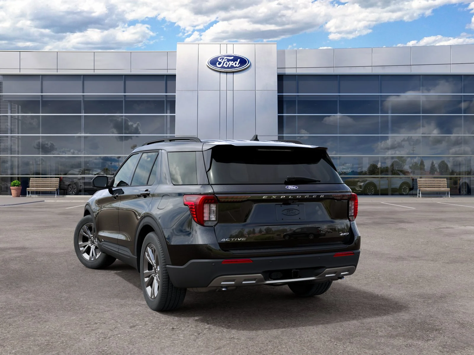 New 2027 Agate Black Metallic Ford Active image 8
