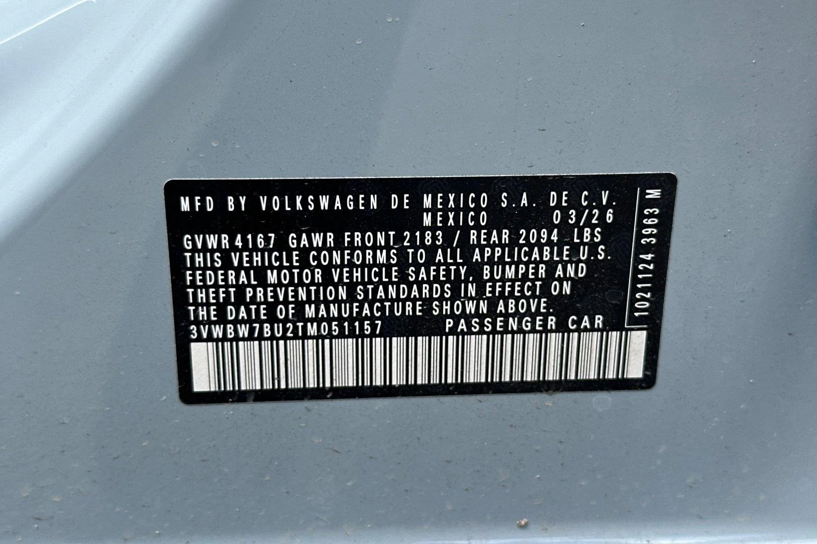 New 2026 Monument Gray Volkswagen Sport image 25
