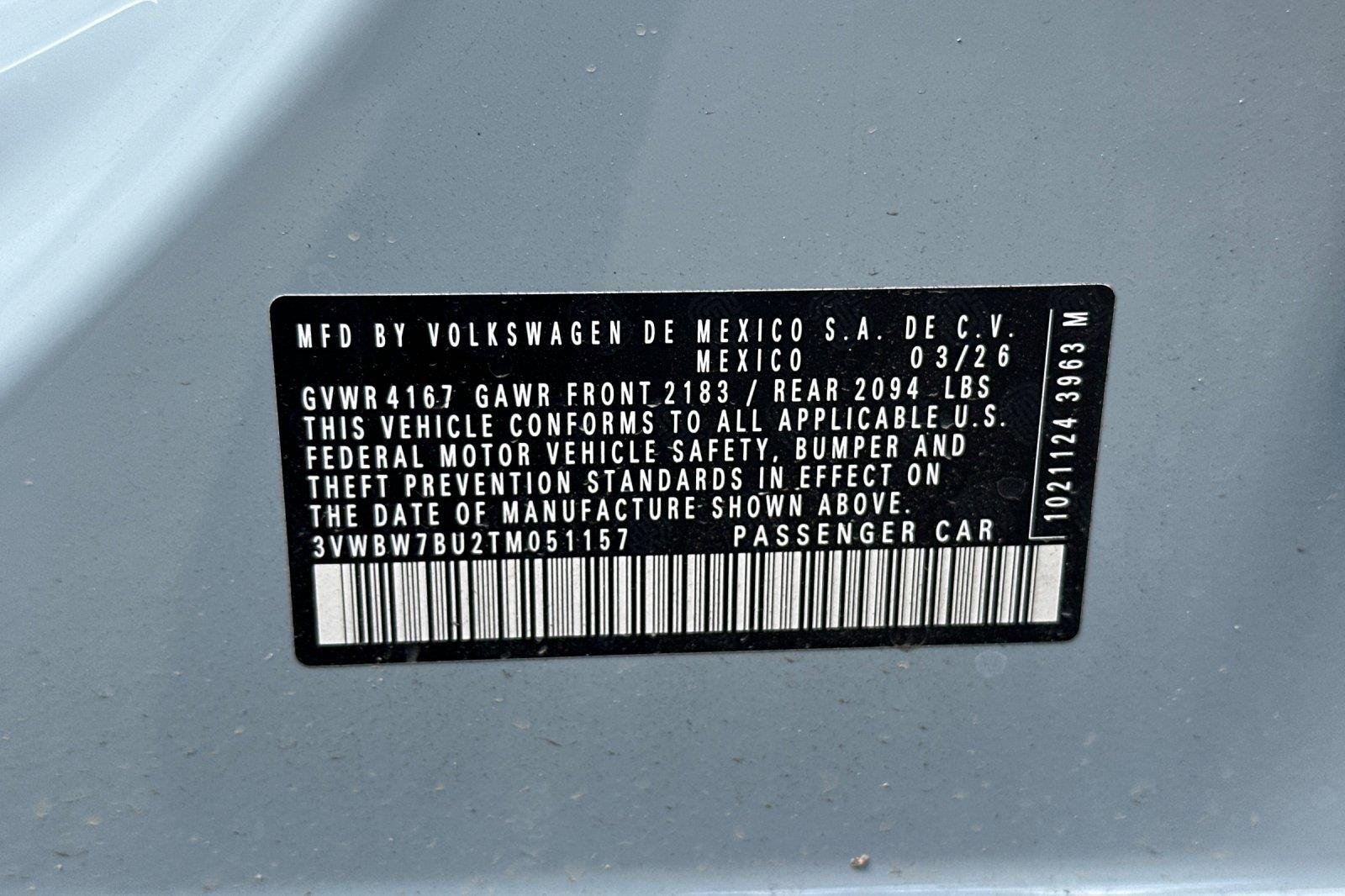 New 2026 Monument Gray Volkswagen Sport image 25