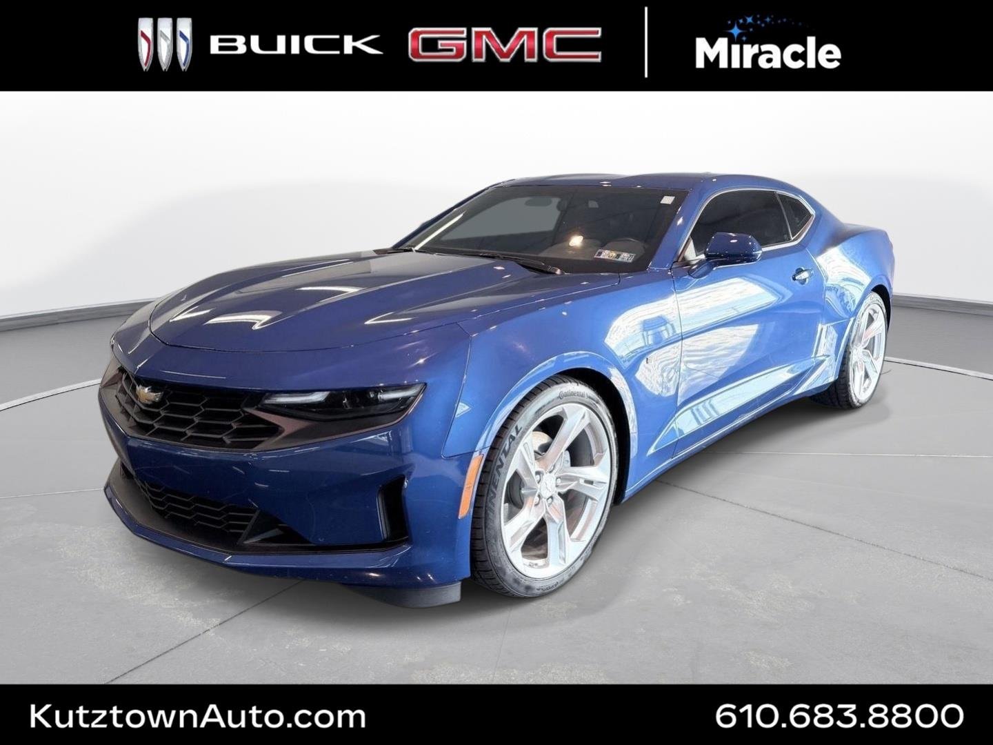 Used 2021 Riverside Blue Metallic Chevrolet 1LS image 1