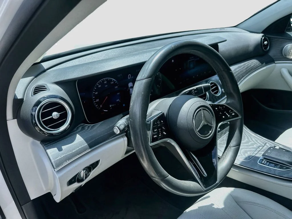 Certified Used 2022 Polar White Mercedes-Benz E 350 image 9