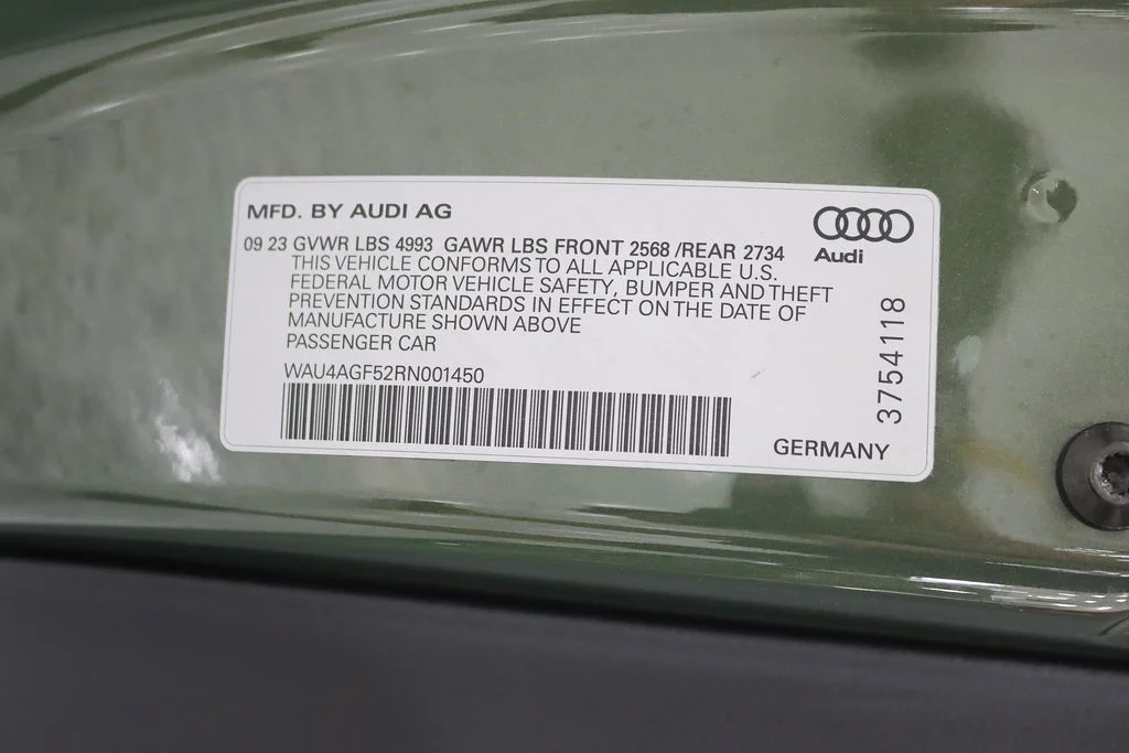 Used 2024 Green Audi 45 S line Premium Plus image 36