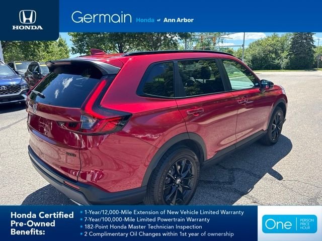 Certified Used 2026 Radiant Red Metallic Honda AWD Sport-L Hybrid image 8