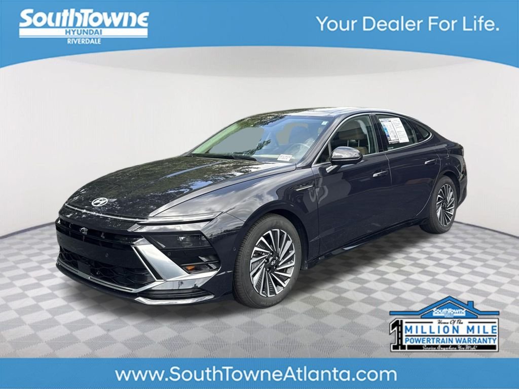 Used 2024 Blue Hyundai Limited image 1