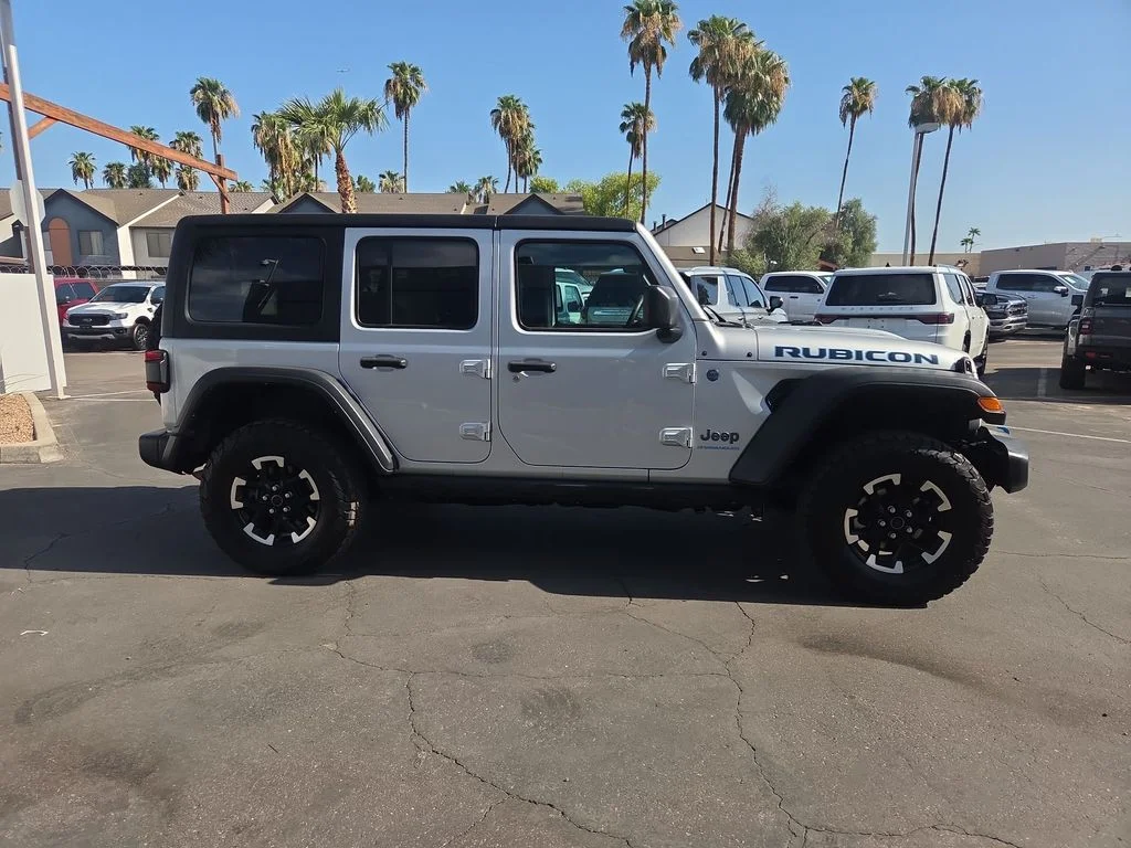 Used 2024 Silver Jeep Rubicon 4xe image 8
