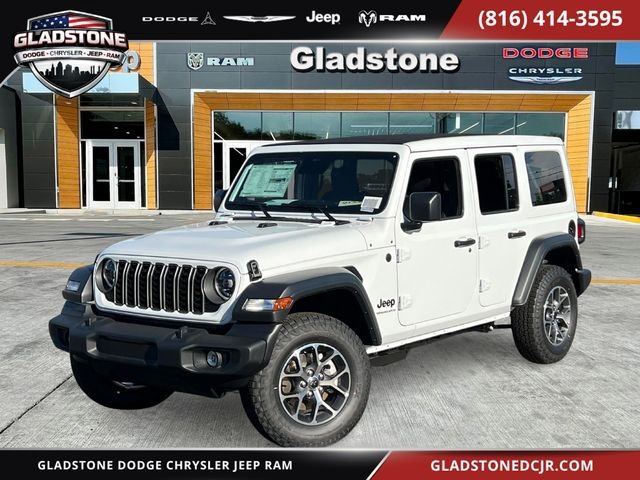 New 2026 Bright White Clear-Coat Exterior Paint Jeep Sport S image 1