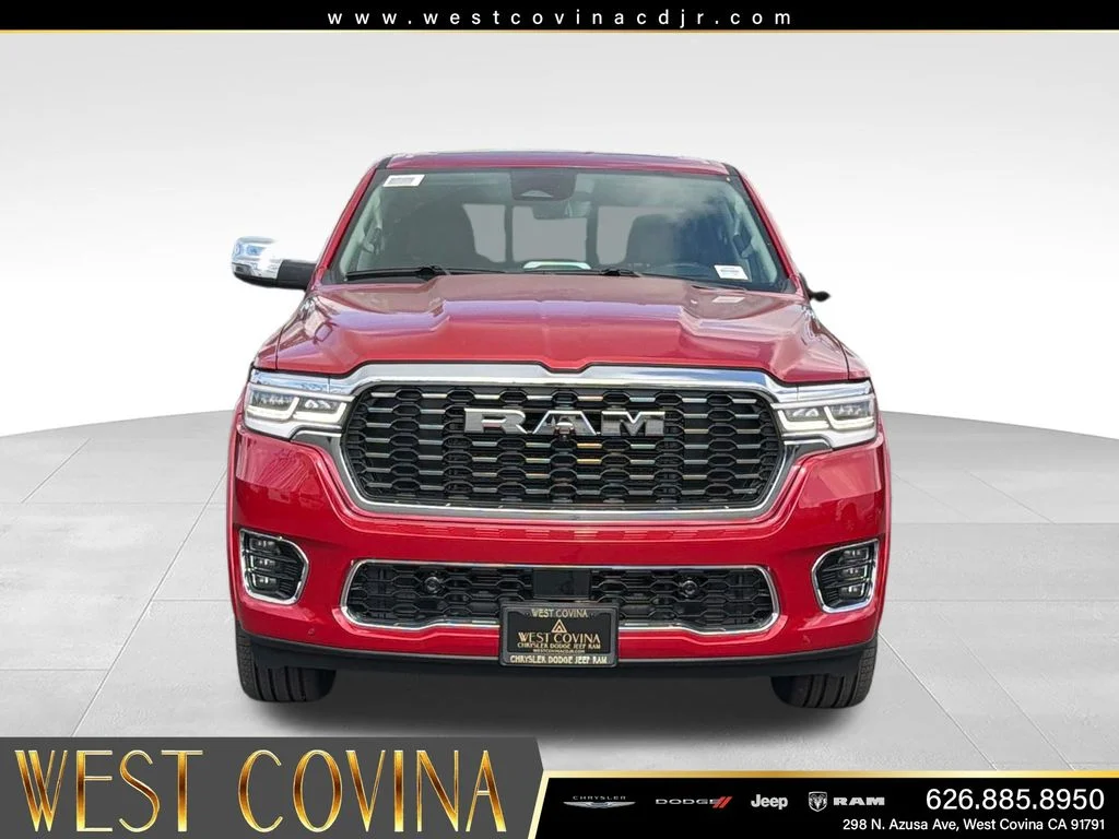 New 2026 Molten Red Pearl-Coat Exterior Paint RAM Tungsten image 8