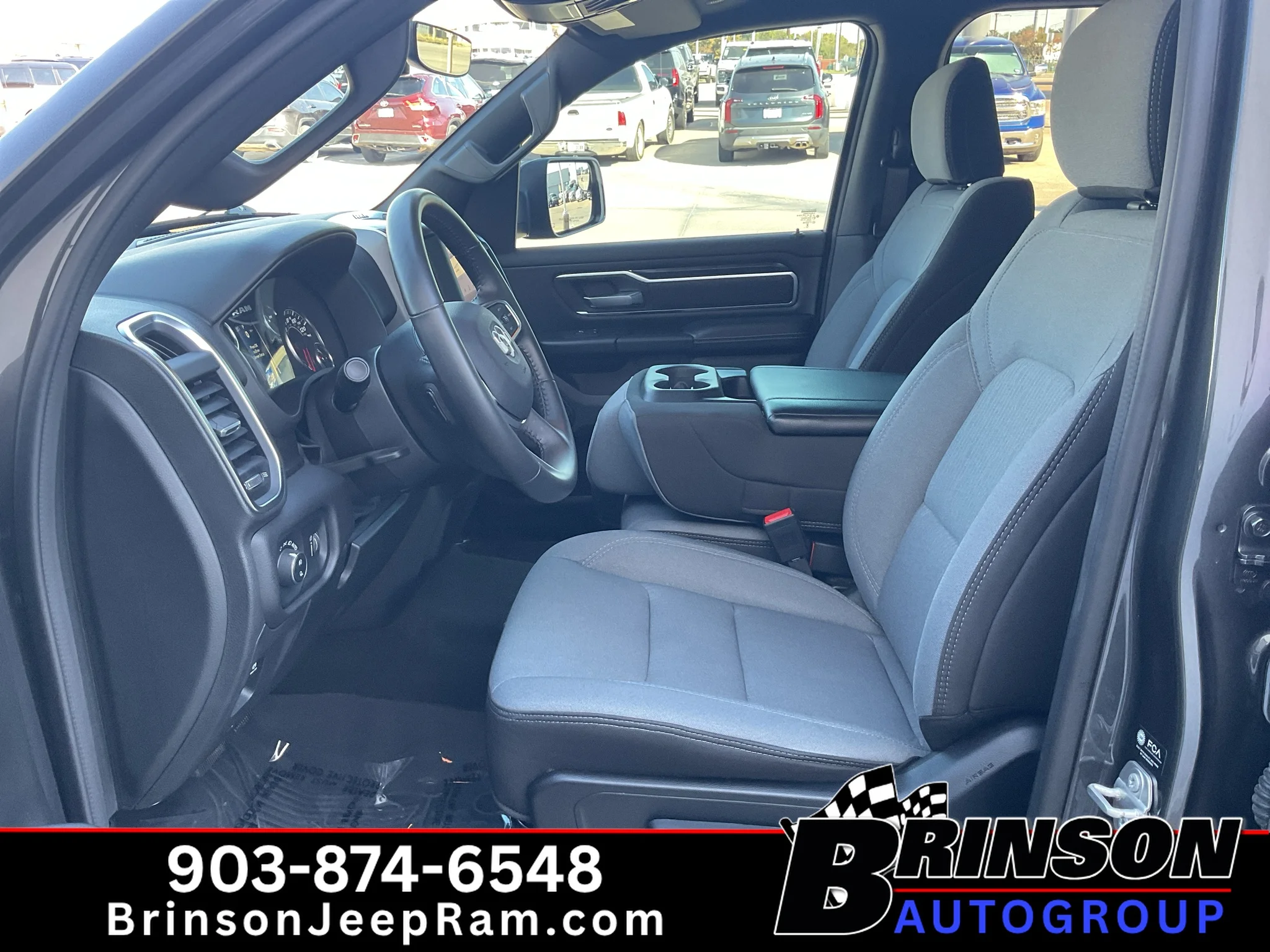 Used 2024 Granite Crystal Metallic Clearcoat Ram Lone Star image 24