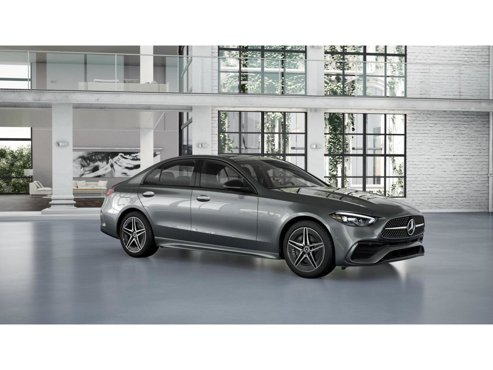 New 2026 Selenite Grey Metallic Mercedes-Benz C 300 image 54